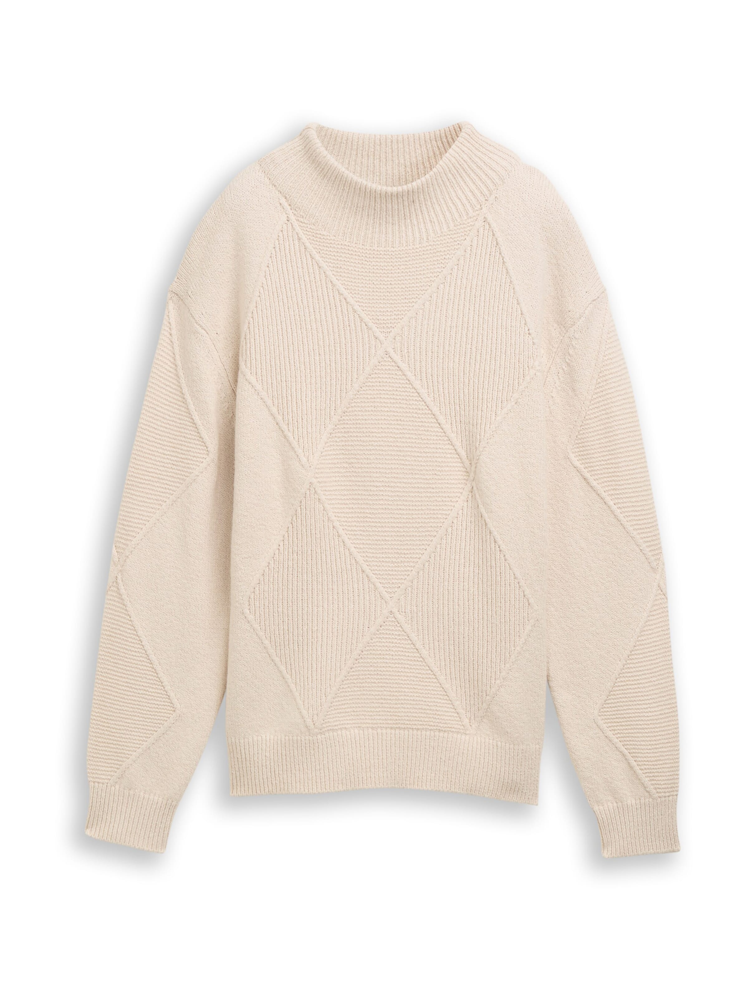 TOM TAILOR Pullover in Beige: Vorderseite