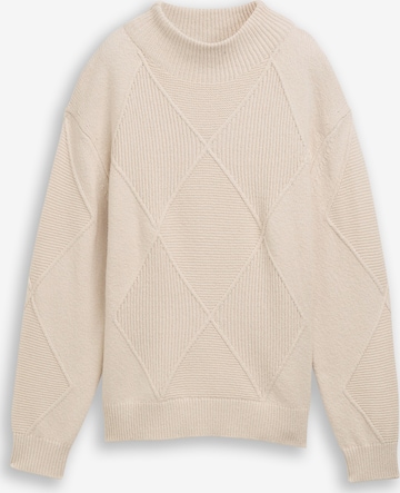 TOM TAILOR Neulepaita värissä beige: etupuoli