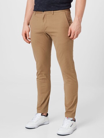 Banana Republic - regular Pantalón chino 'FULTON' en marrón: frente