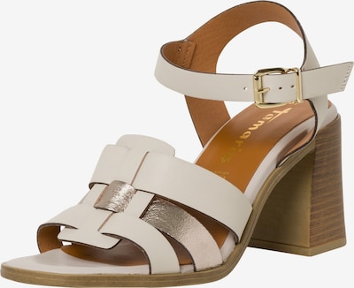 TAMARIS Sandale in gold / offwhite, Produktansicht