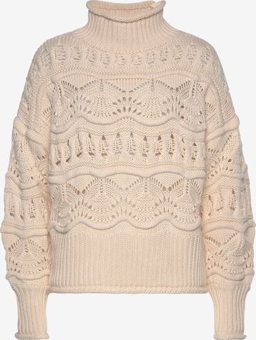 Pull-over VIVANCE en beige : devant