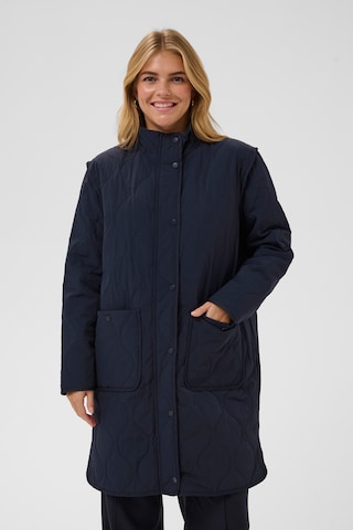 SAINT TROPEZ Overgangsfrakke 'SZOllie' i blå: forside