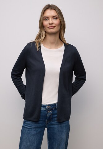 STREET ONE Knit Cardigan in Blue: front