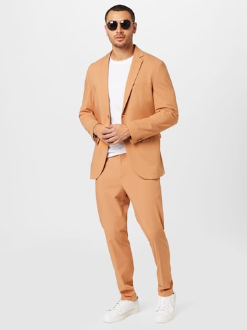 Coupe slim Costume 'LIAM' SELECTED HOMME en beige