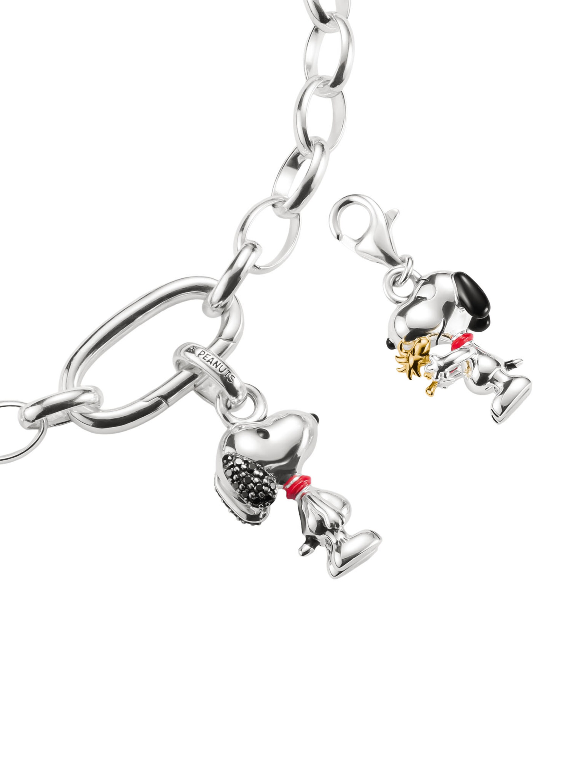 Thomas Sabo Anhänger 'Snoopy & Woodstock Friends PEANUTS Original' in Silber