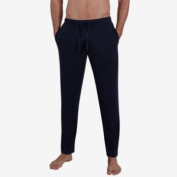 Pantalon de pyjama Götzburg en bleu : devant