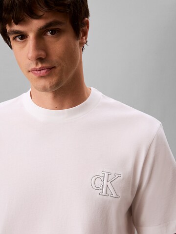 T-Shirt Calvin Klein Jeans en blanc