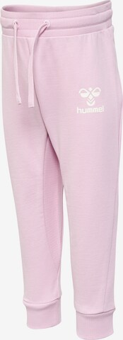 Effilé Pantalon de sport 'Apple' Hummel en rose