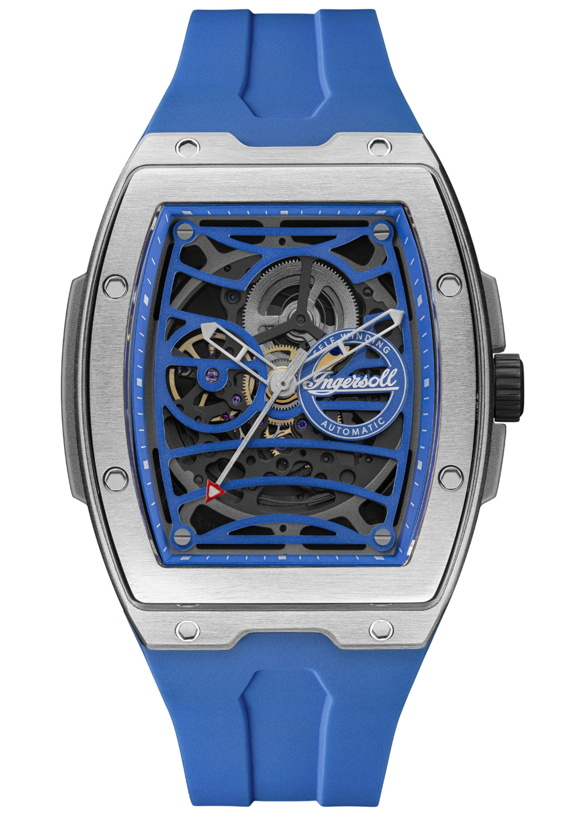 INGERSOLL Uhr 'The Challenger' in Blau: Vorderseite