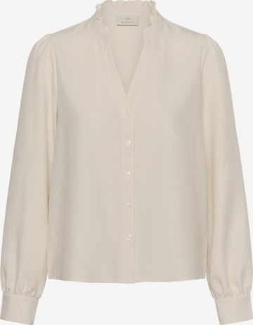Chemisier Kaffe en blanc : devant