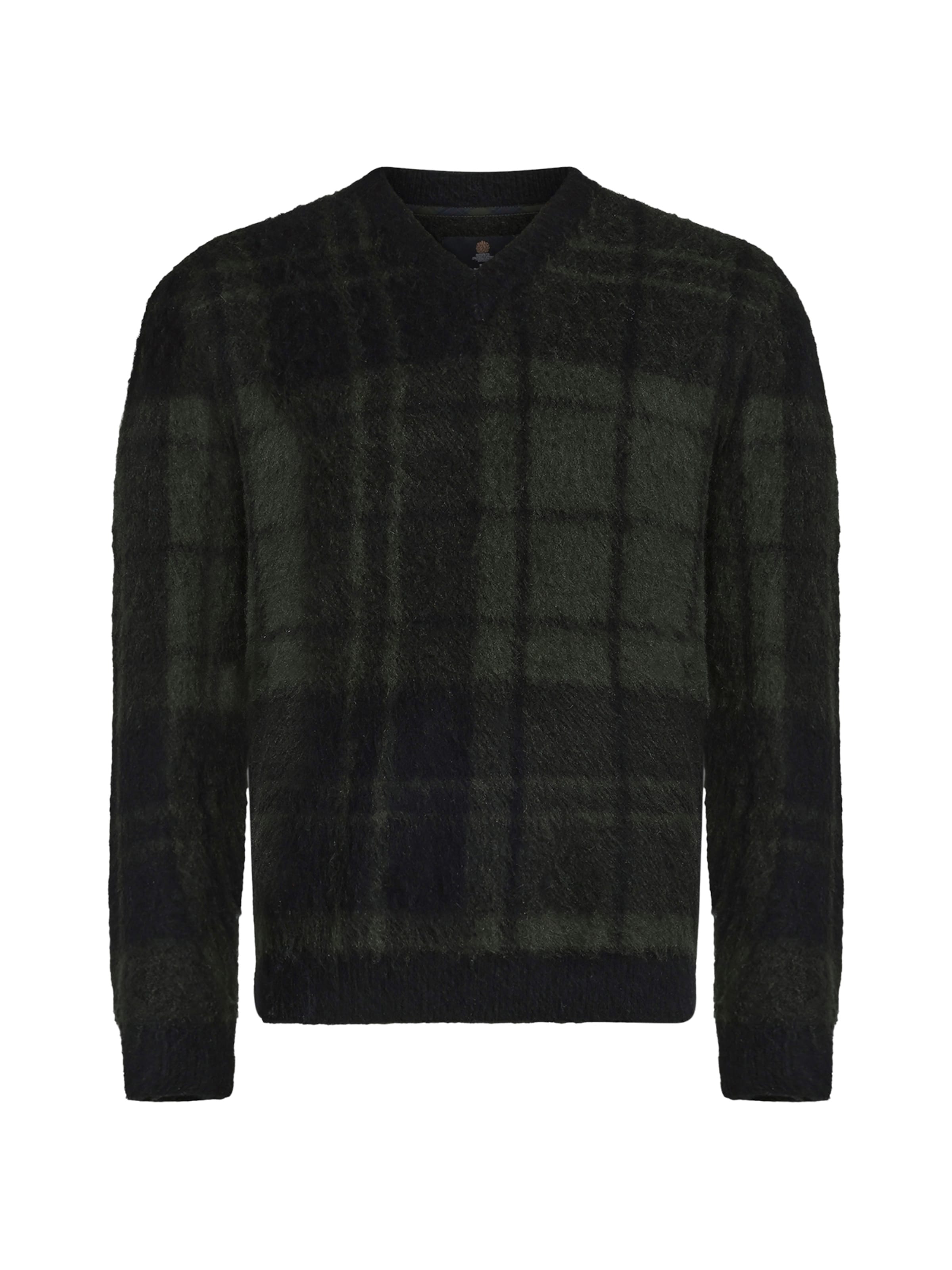 Barbour Pullover 'Hunham' in Schwarz: Vorderseite