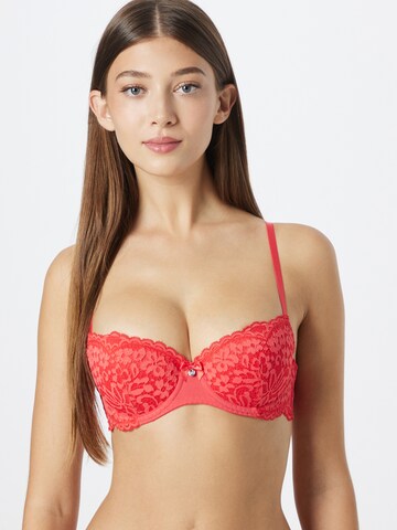 Hunkemöller Balconette BH 'Rose' in Rood: voorkant