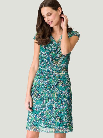 zero Meshkleid mit Paisleyprint in Grün: Vorderseite