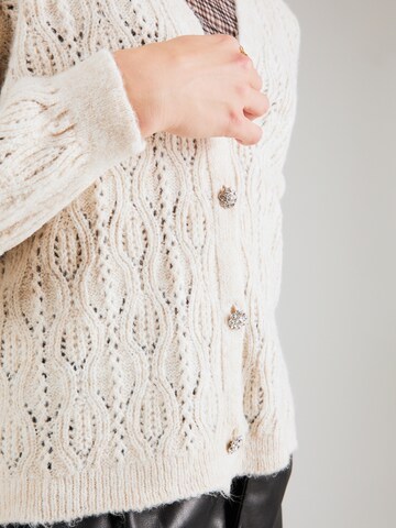 MORE & MORE Knit cardigan in Beige