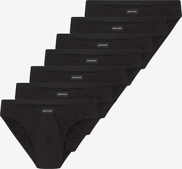 TOM TAILOR Слип в черно: отпред