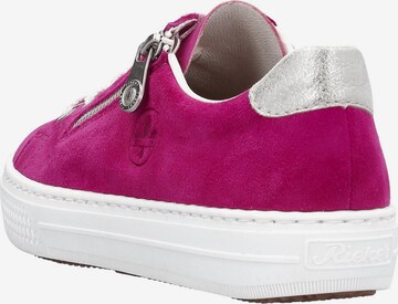 Sneaker bassa 'L59L1' di Rieker in rosa