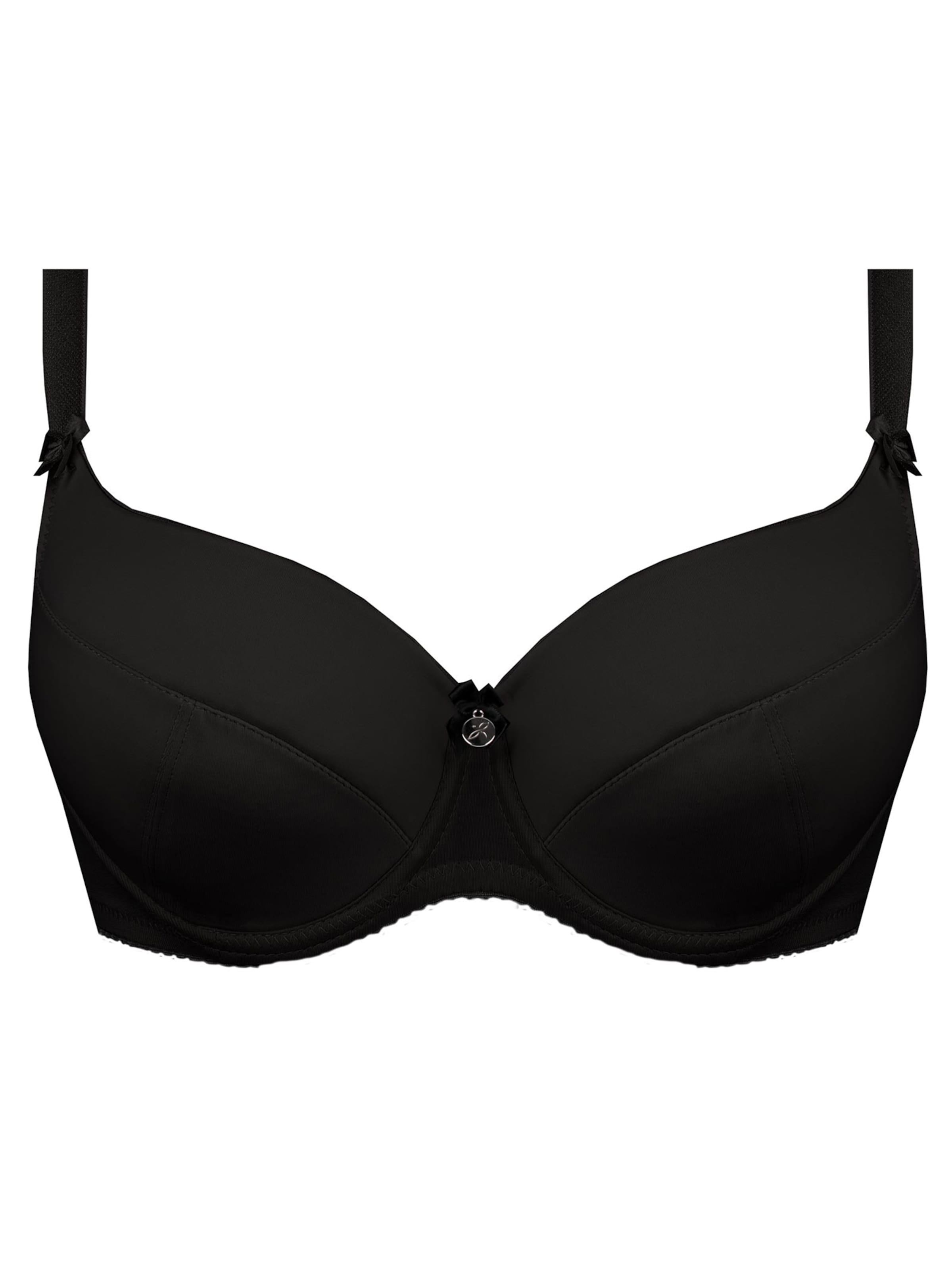 Unikat T-shirt Bra 'Celina' in Black