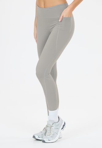 Athlecia Skinny Workout Pants 'Aliya V2' in Grey: front