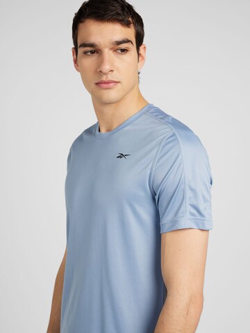 T-Shirt fonctionnel Reebok en bleu