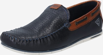 bugatti Moccasins 'Chesley' in Blue: front