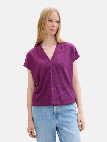 TOM TAILOR Bluse in Lila