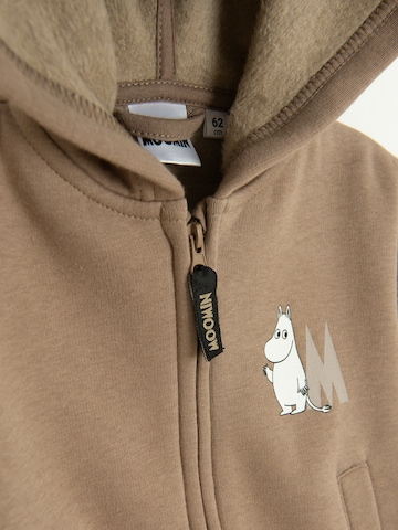 Cool Club Sweatjacka i brun