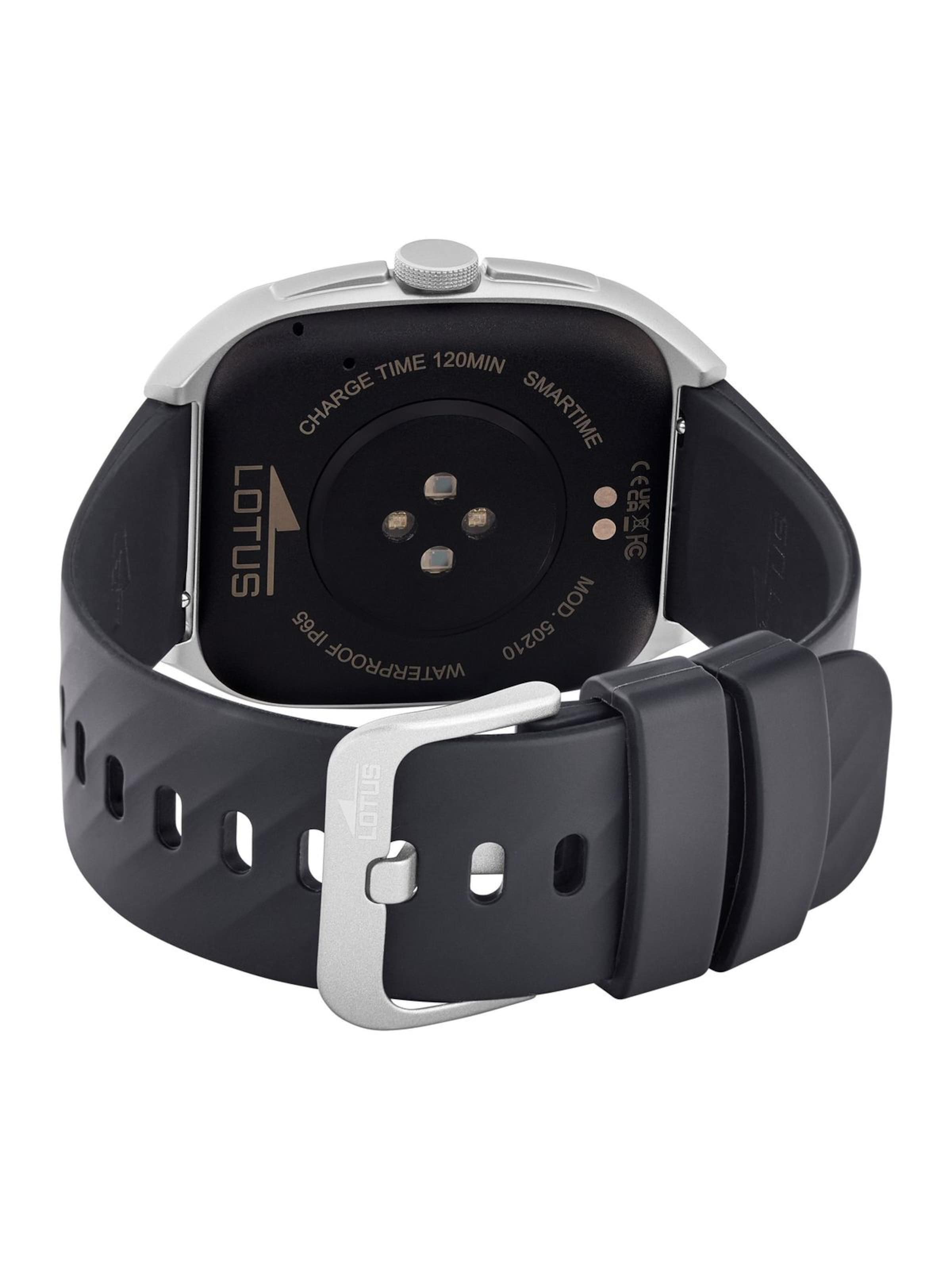 Montre digitale Lotus en noir