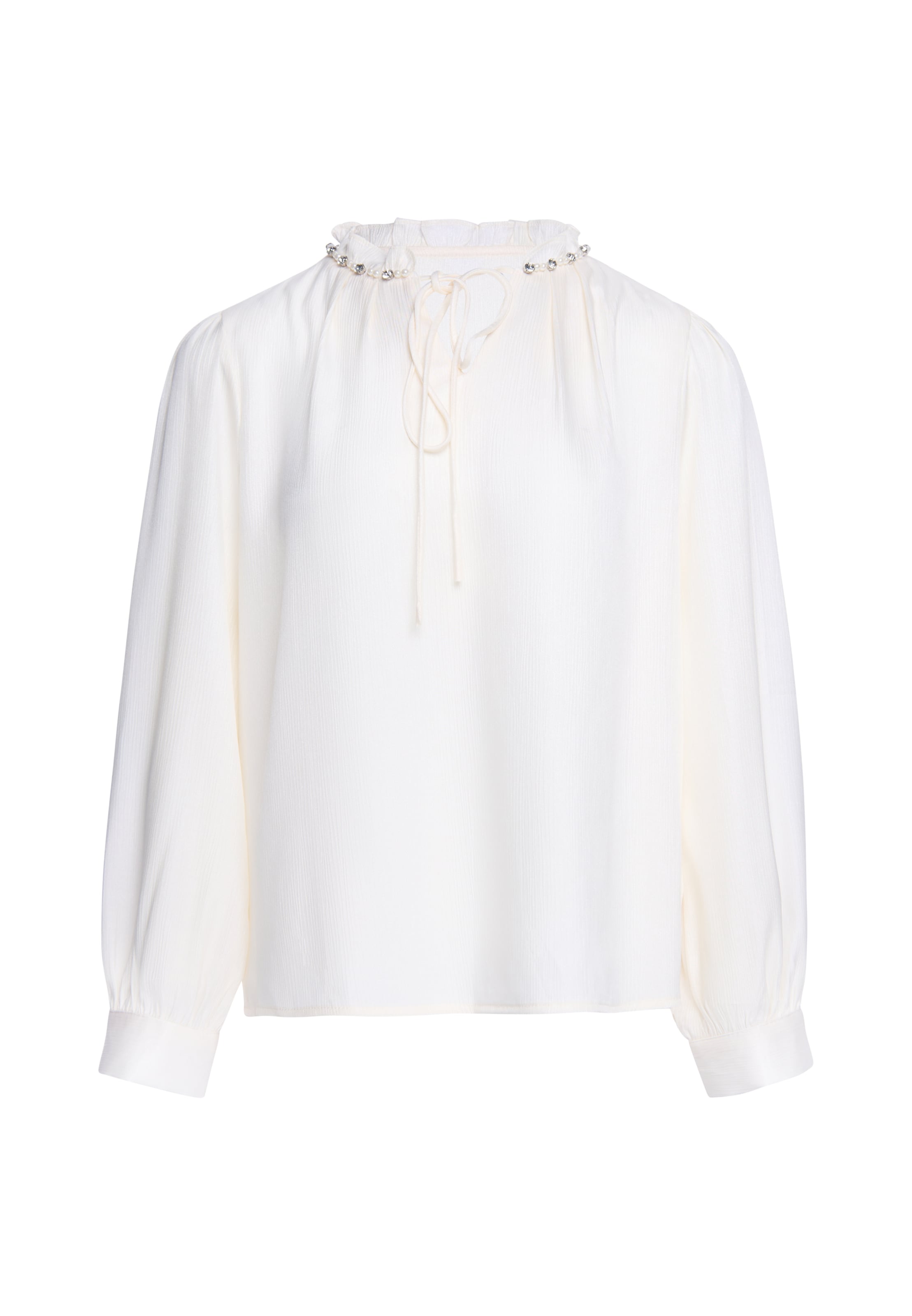 faina Blouse in Beige: voorkant