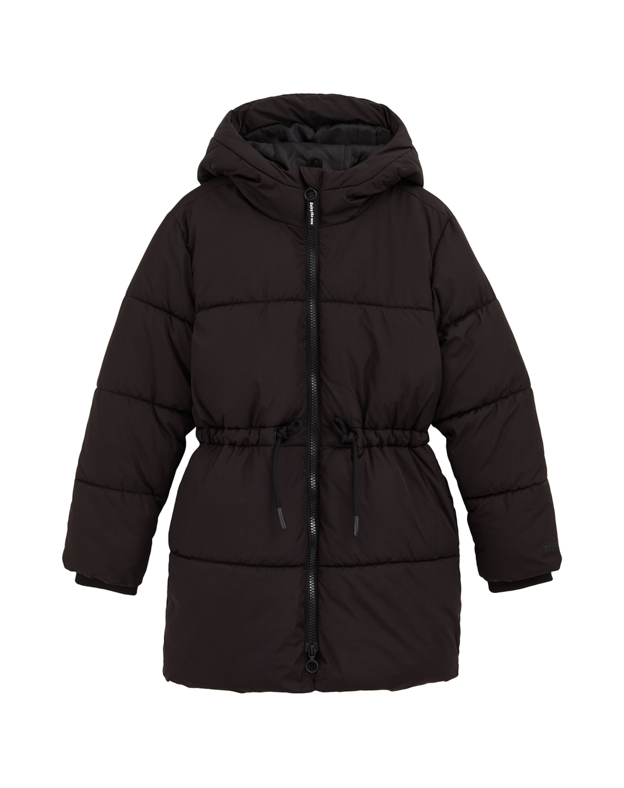 WE Fashion Φθινοπωρινό και ανοιξιάτικο μπουφάν σε μαύρο: μπροστά