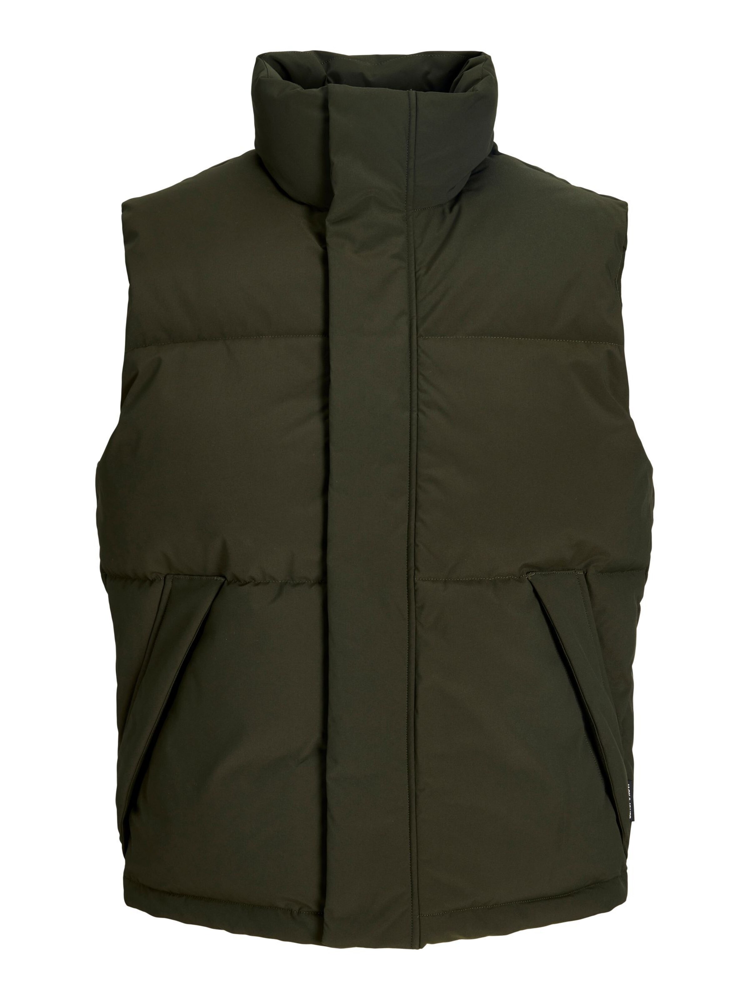 JACK & JONES Gilet en L en vert, Vue avec produit