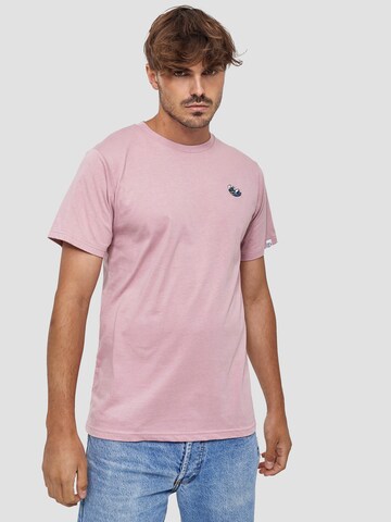 Mikon Shirt 'Welle' in Pink: predná strana