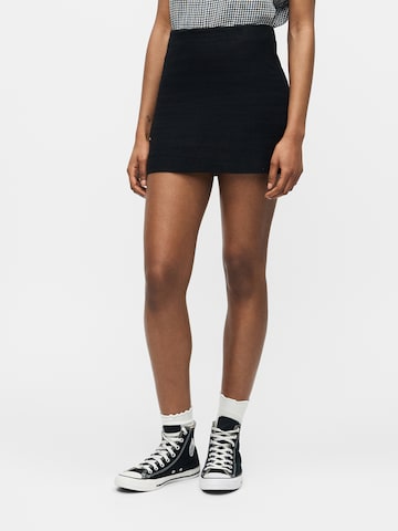 Abercrombie & Fitch - Falda 'SCARLETT' en negro: frente