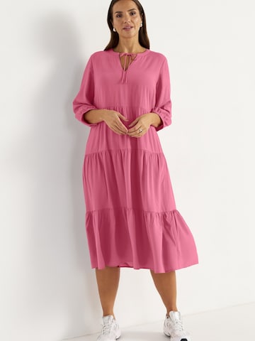 Cellbes of Sweden Jurk in Roze: voorkant