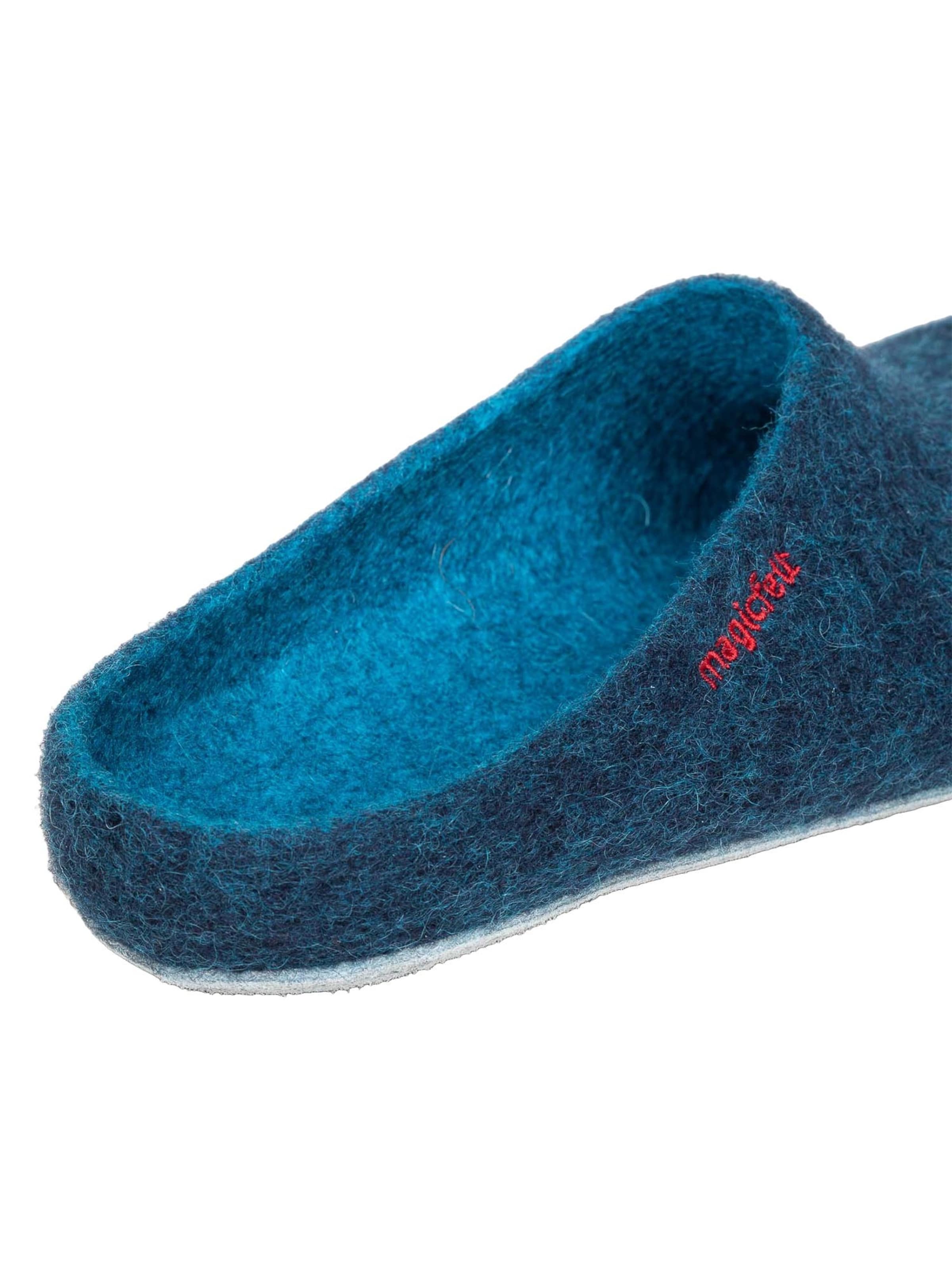 MagicFelt Slippers 'Filz' in Blue