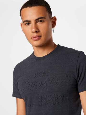 T-Shirt 'Vintage' Superdry en gris