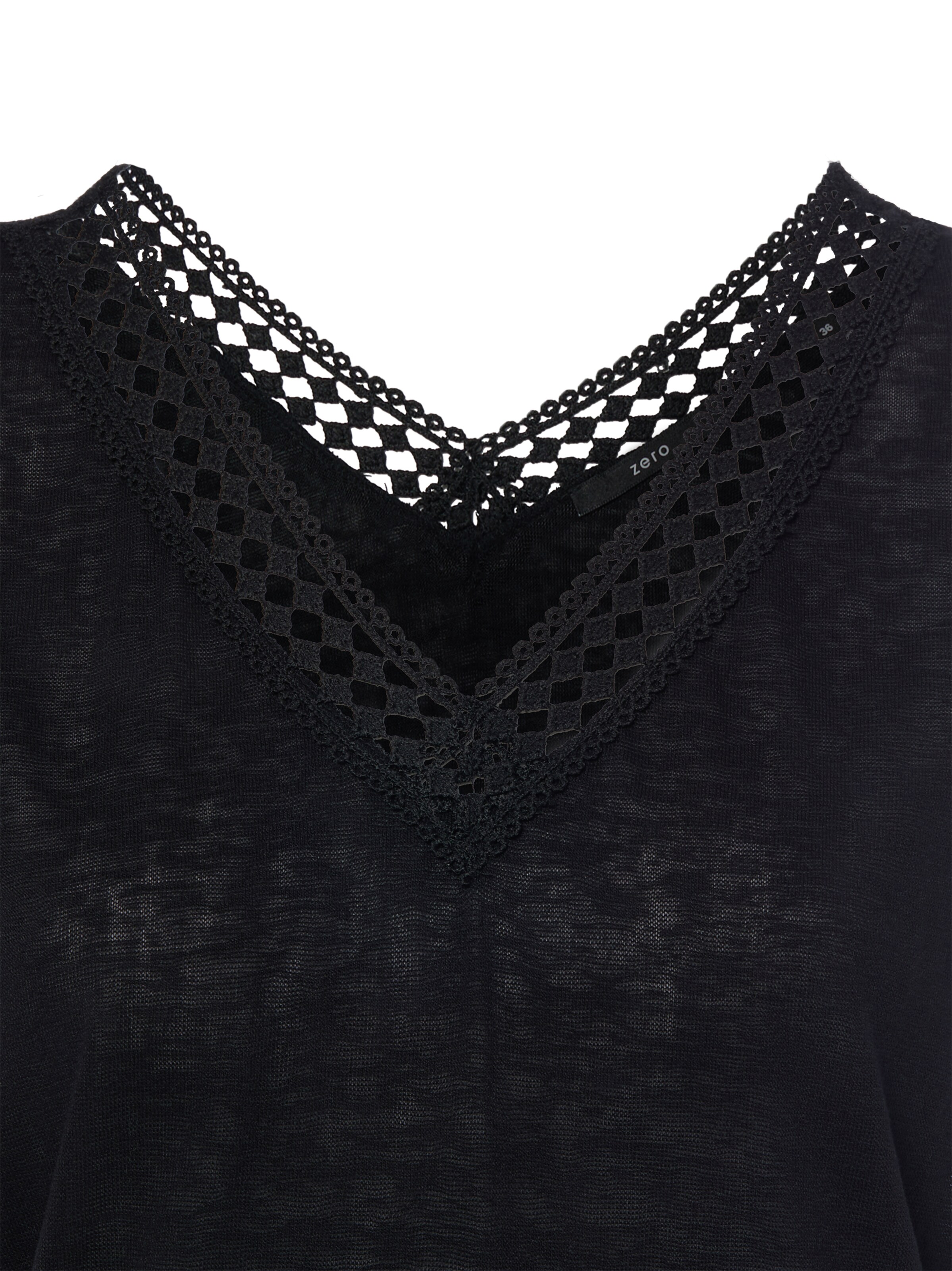 zero Shirt in Schwarz