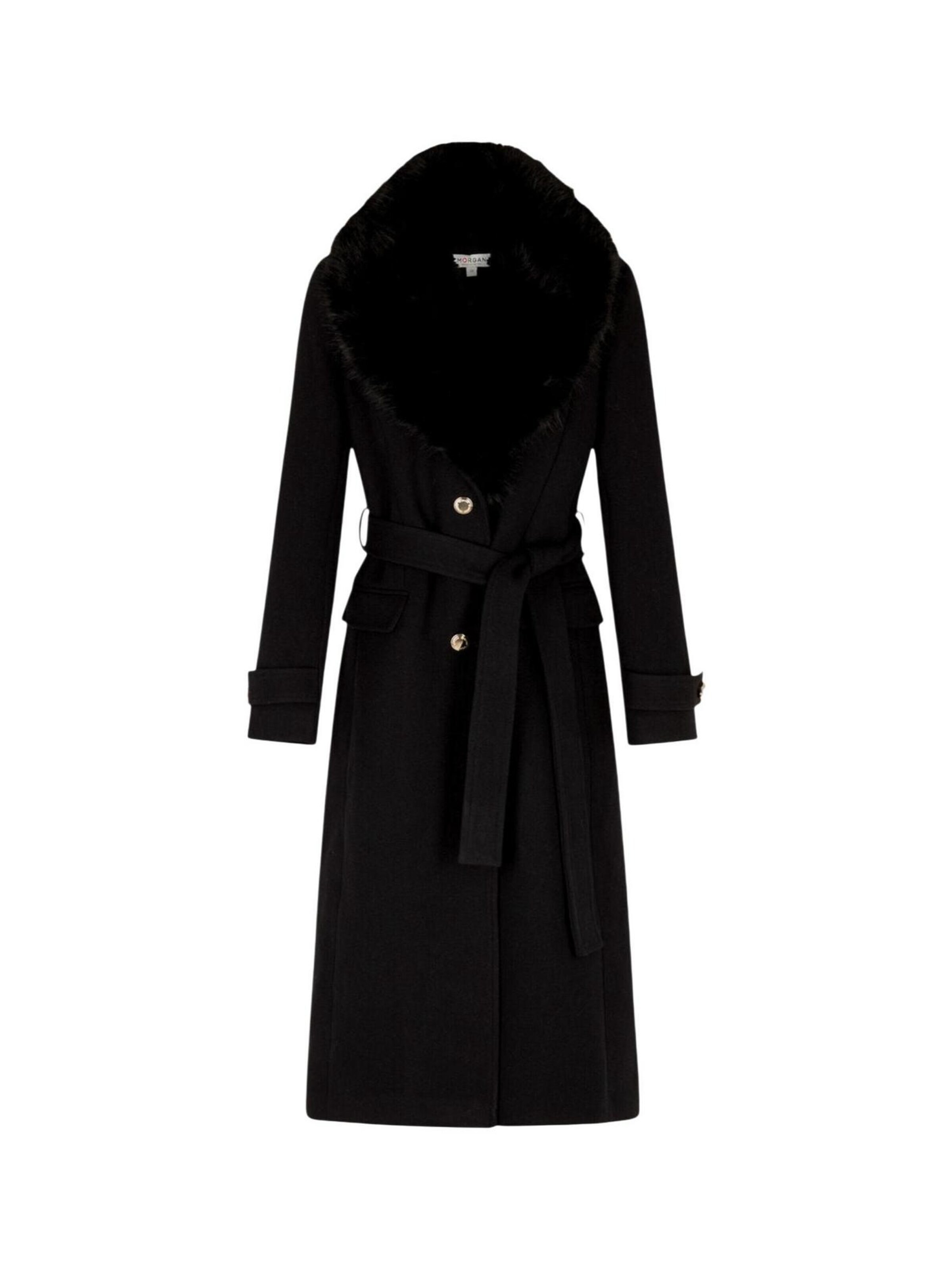 Morgan De Toi Winter coat '262-GPEAKS1' in Black: front