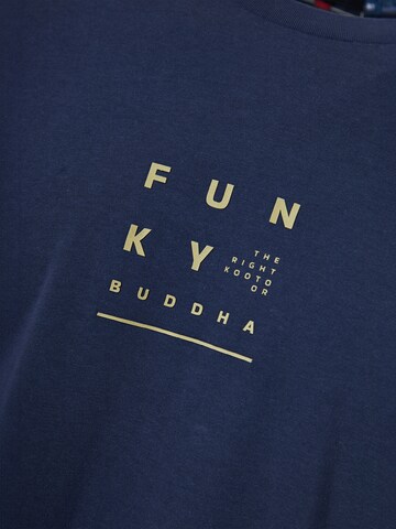Funky Buddha Koszulka w kolorze niebieski