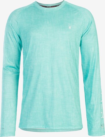 Spyder Functioneel shirt in Blauw: voorkant