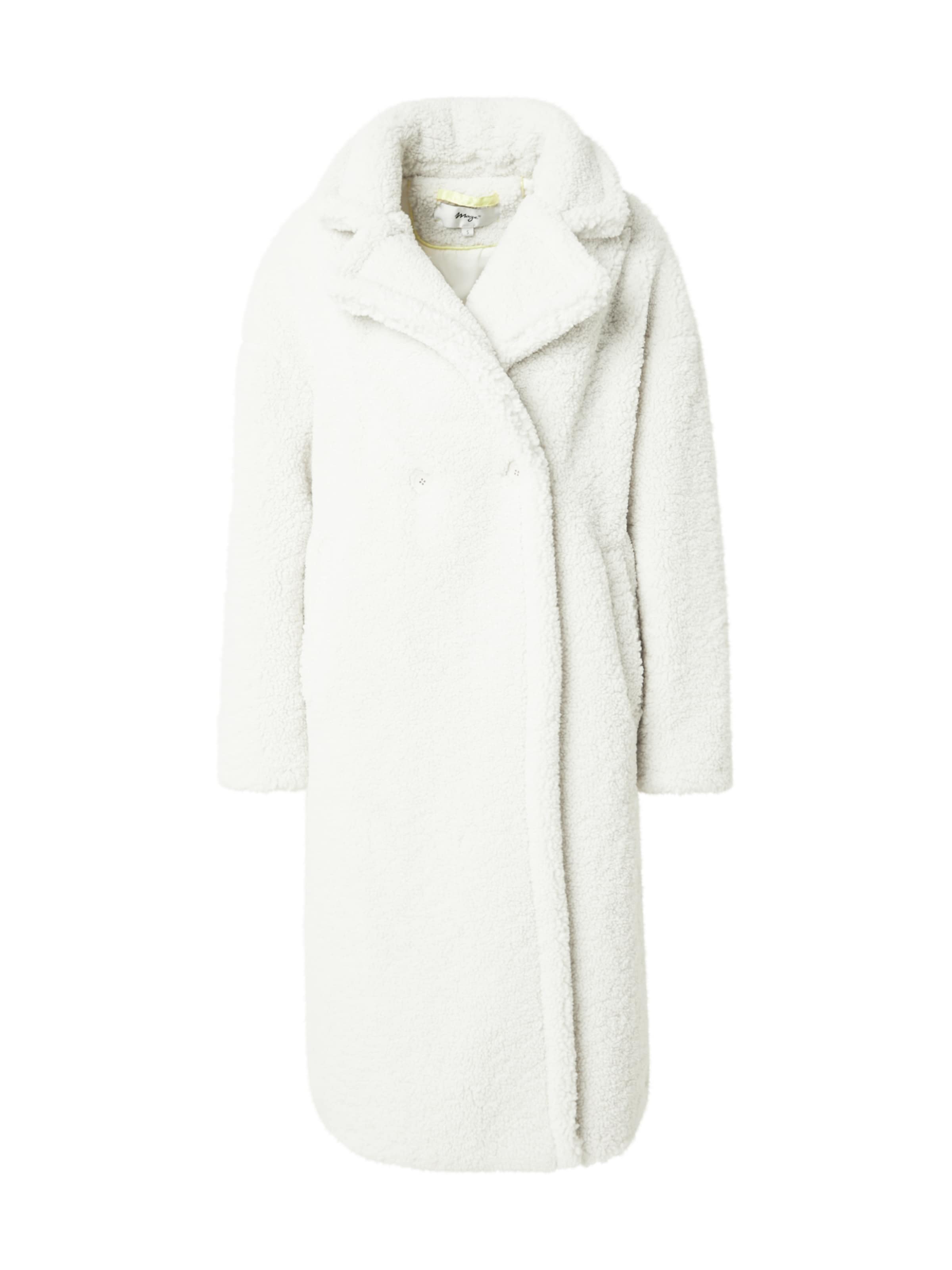 Maze Between-seasons coat in White: front