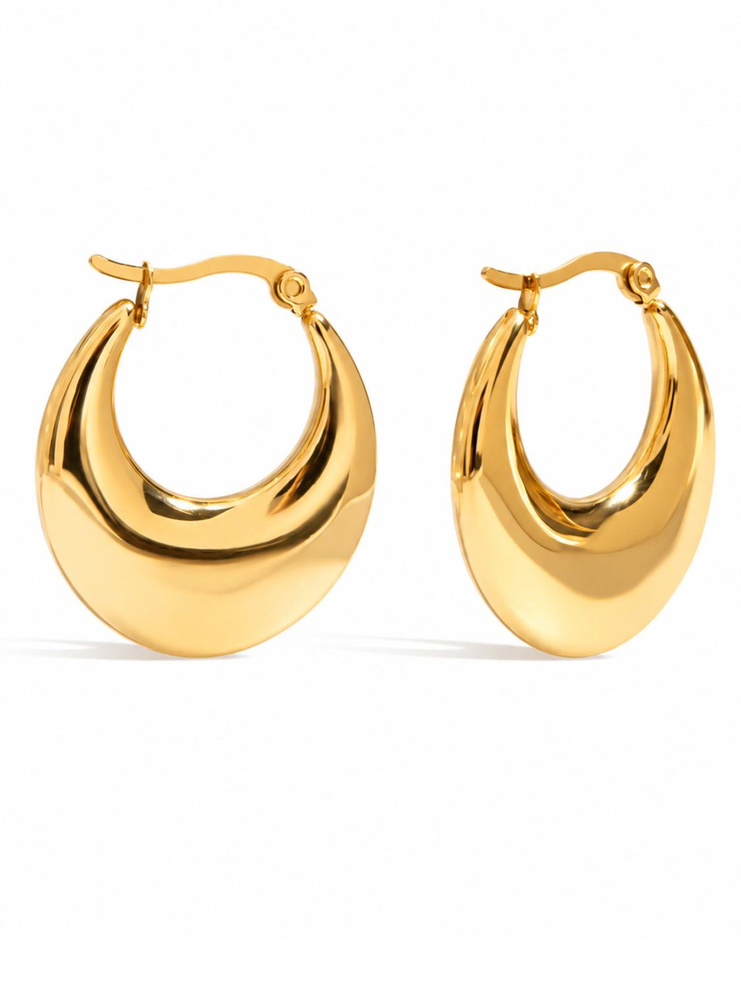 Alster Herz Earrings 'DEAUVILLE' in Gold: front