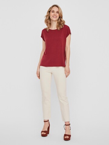 T-shirt 'Ava' VERO MODA en rouge