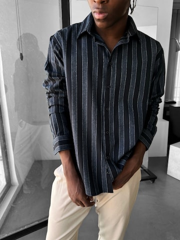 Comfort fit Camicia di Kleidermafia in blu: frontale