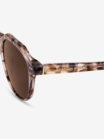 Kapten & Son Sonnenbrille 'Manila Toffee Tortoise Brown' in Braun