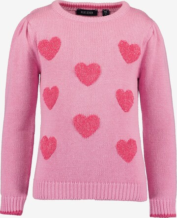 Pull-over BLUE SEVEN en rose : devant