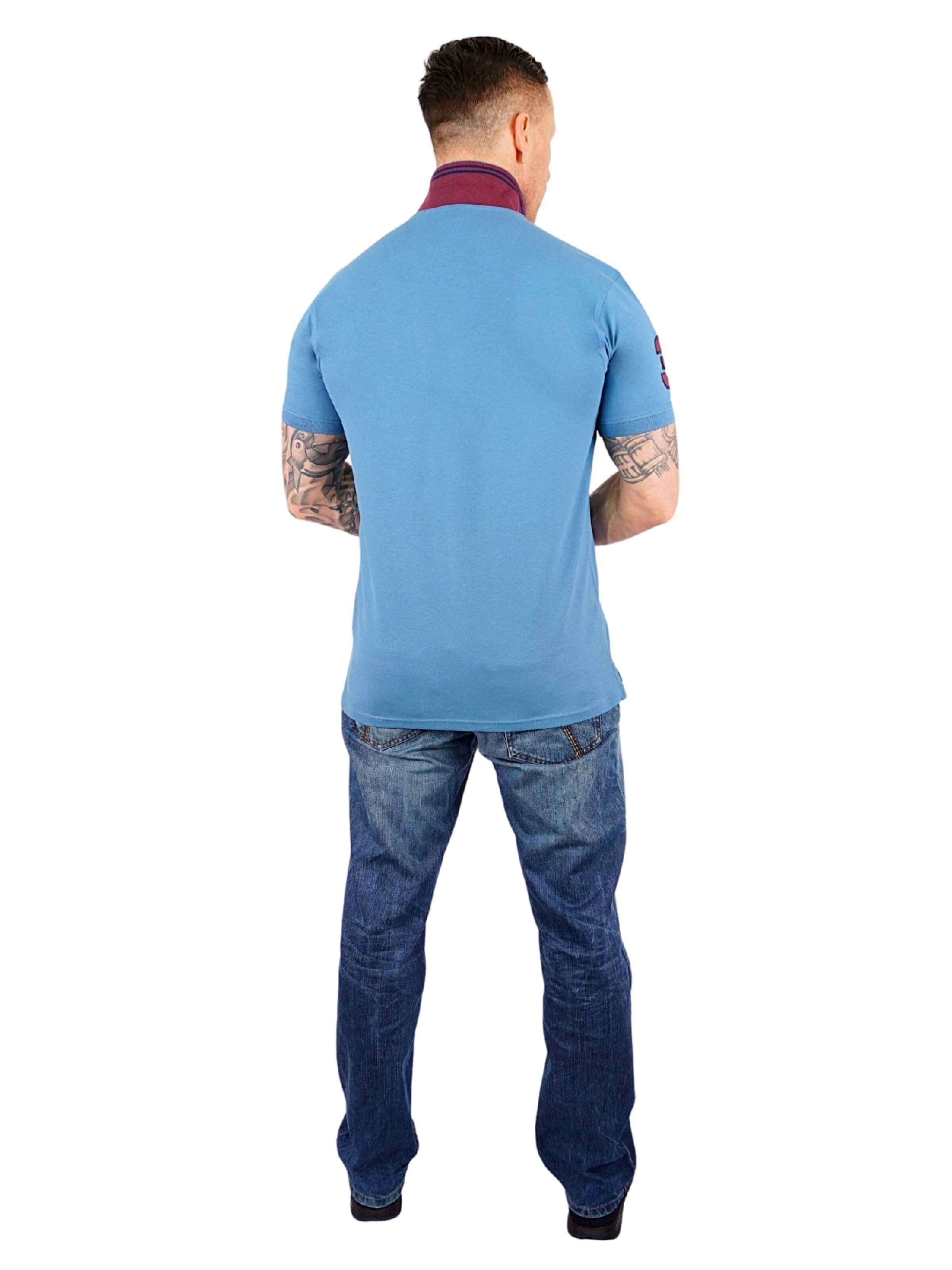 T-Shirt U.S. POLO ASSN. en bleu