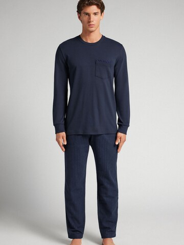 IUMAN Intimissimi Uomo Pyjama in Blau: Vorderseite