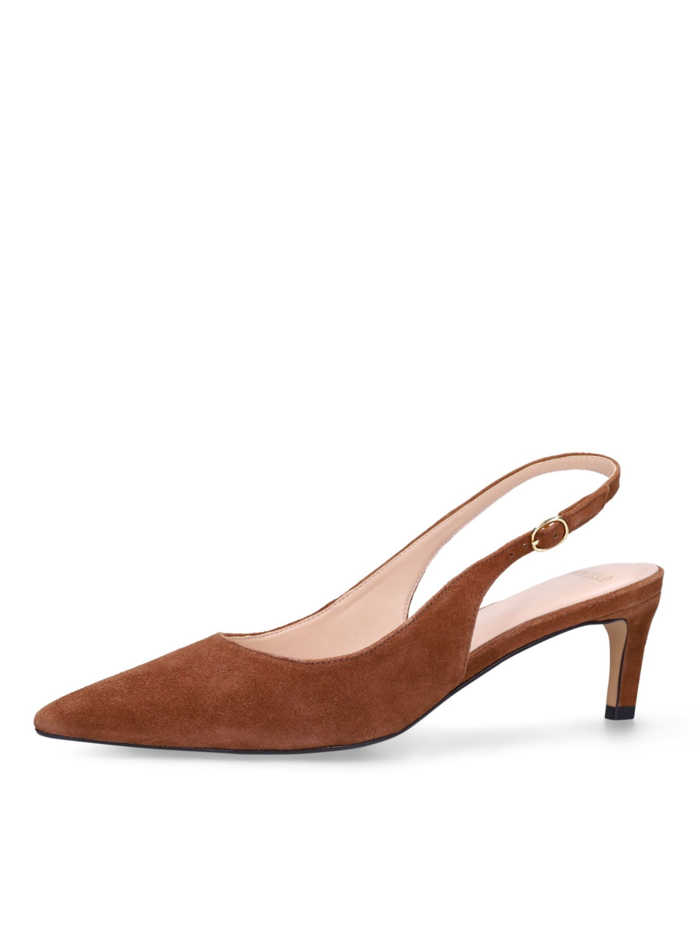 MANFIELD Slingpumps in 36 in de kleur Bruin, Productweergave