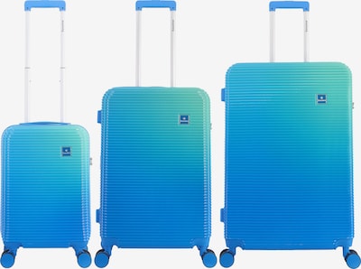 Saxoline Kofferset 'Twist' in blau, Produktansicht