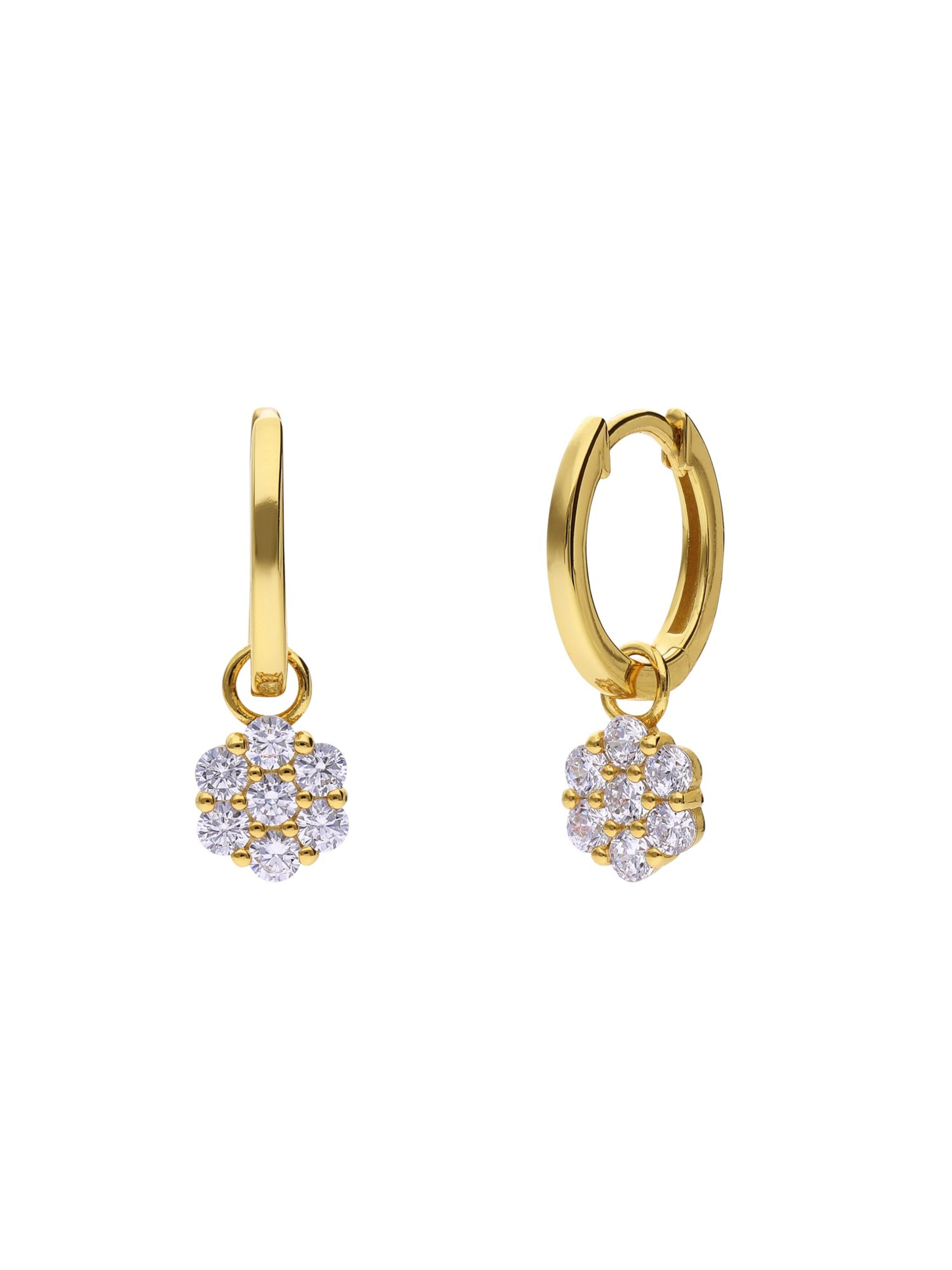 Boucles d'oreilles 'Chic' Lucardi en or : devant
